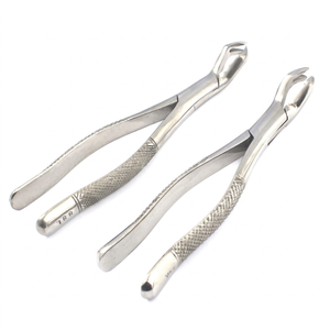 Ensemble de 2 pinces manuelles pour l'extraction des racines # 88L # Instruments dentaires de remplissage composite en acier inoxydable allemand 88R de qualité supérieure pour molaires supérieures - Product Image 1