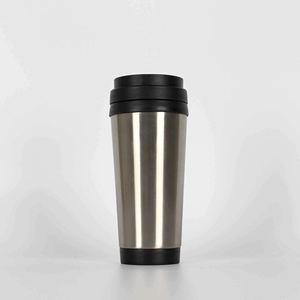 Blue Stainless Steel Travel Tumbler Double Wall Vacuum Insulated with Lid Modern Design Leak-Proof for <b>Hot</b> Cold <b>Drinks</b> - Product Image 2