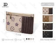 Portacarte con Cerniera 7 Pollici in Microfibra Pelle Sintetica Portafoglio Minimalista per Carte di Credito - Product Image 1