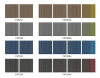 Maßgefertigte 100% Nylon-Bodenteppichfliesen 50x50cm mit PVC-Rücken, Abnehmbar für Konferenzräume