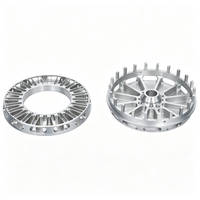 Couverture d'extrémité en alliage d'aluminium 6061 usinée CNC sur mesure pour dissipation thermique de précision pour servomoteur industriel