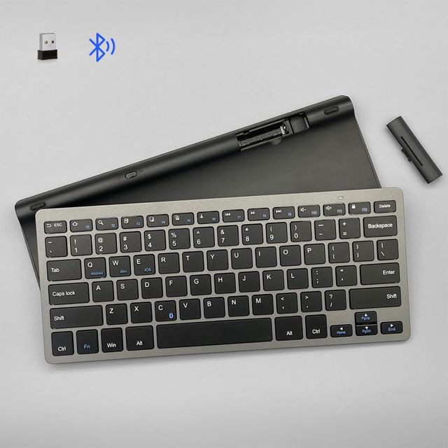 New High Quality Ultra-Slim USB Portable Wireless Keyboard with Chocolate Keys for Laptop-2.4G Connectivity 10m Range Plug Play