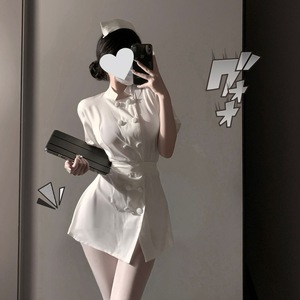 Sexy and alluring lingerie cosplay nurse uniform high-end plus size role-playing short skirt nightgown - Product Image 4