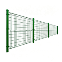 Clôture de jardin en treillis soudé 3D industriel pour la sécurité du bétail agricole, treillis galvanisé durable avec tailles personnalisables
