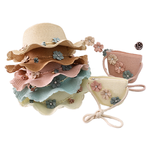 2022 mới đơn giản nữ hoa lớn Che Nắng Mũ Rơm mùa hè thoáng khí Mũ mặt trời mỏng cho trẻ em sử dụng bình thường câu cá ngoài trời - Product Image 2