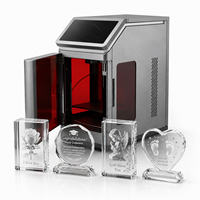 Machine de gravure laser interne automatique sur cube de cristal pour la production de cadeaux personnalisés et de souvenirs sur mesure