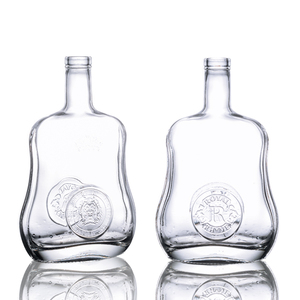 Whisky <span class=keywords><strong>Rhum</strong></span> 1000 ml Bouteille en verre/Bouteille de vin en verre/Bouteille de brandy - Product Image 1