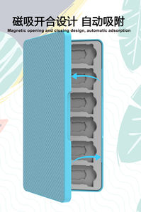 Commutateur magnétique 2 24 jeux étui à cartes Portable étanche cartouche organisateur parfait <span class=keywords><strong>cadeau</strong></span> de <span class=keywords><strong>jeu</strong></span> pour les voyageurs - Product Image 6