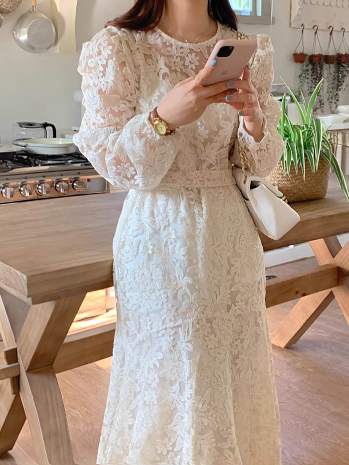 Shop Our Chic Spring 2025 Collection of Long Sleeve Lace Dress