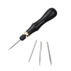 Tùy Chỉnh OEM/ODM Mun Da Khâu <span class=keywords><strong>AWL</strong></span> Da Tự Làm Dụng Cụ Tay Cho May & Thủ Công Chuyên Nghiệp Da Thủ Công May <span class=keywords><strong>AWL</strong></span> - Product Image 1