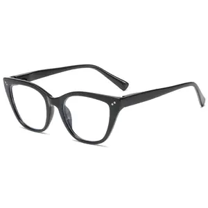2022 High Quality PC Soft Low Moq Optical Round Frames Blue Light Block Glasses for Women Men