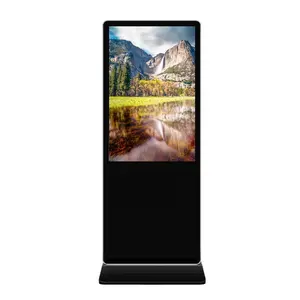 32 Inch Indoor Floor Stand Digital Signage Display LCD Smart Touch Screen Advertising Information Board For Shopping Mall