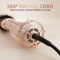 Ensemble de brosses à air chaud 5 en 1, moteur DC 900W, brosse sèche-cheveux avec 2 vitesses, 3 températures, ions négatifs, multi-styler pour salon, maison, voyage