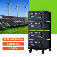 Batterie de stockage d'énergie en armoire 48V 51.2V 10Kwh 15Kwh 16Kwh 18Kwh 100Ah 200Ah 280Ah 314Ah 340Ah LiFePO4 pour système solaire hybride domestique
