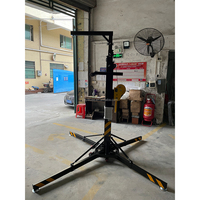 Radio con GPS para coche, torre de elevación con soporte de manivela, 6m, 250kg
