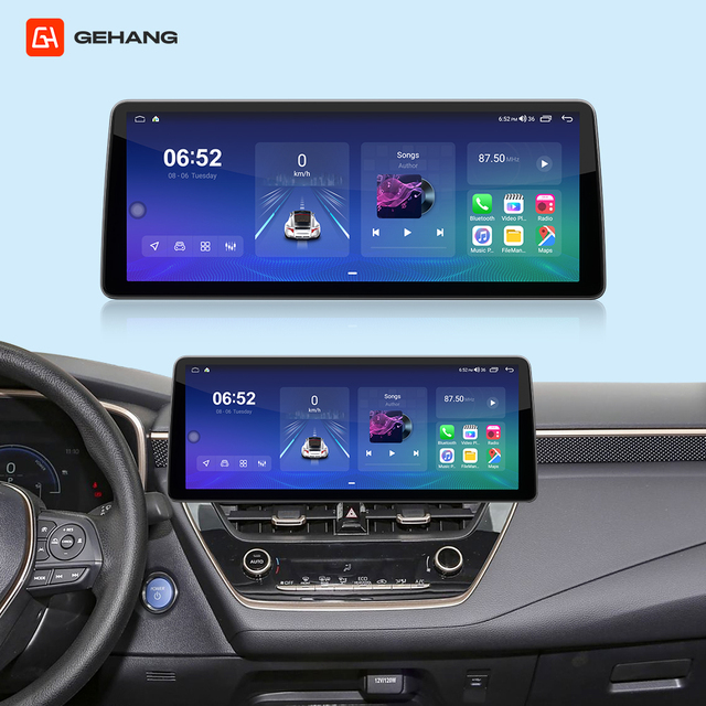 GHive 8+128GB Android 14 GPS Multimedia Carplay Head Unit for Toyota corolla