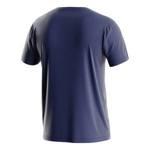 Fight Topic T-shirt à manches courtes en coton 100% bleu foncé pour le Jiu Jitsu brésilien, MMA et arts martiaux - Product Image 2