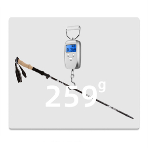 Bâton pliant 7075 bâton de trekking ultra-léger en alliage d'aluminium à cinq sections, bâtons de trekking pliants en acier à billes verrouillables - Product Image 3