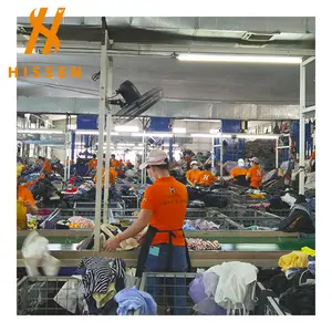 clothing factory wholesale sort Secondhand clothing of LADIES JEANS PANTS bale used clothes used handbags korea