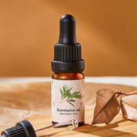 Ensemble d'huiles essentielles naturelles pures de 20ml de marque privée avec diffuseur d'air d'arôme d'eucalyptus, romarin, rose, lavande, arbre à thé, peau d'oud
