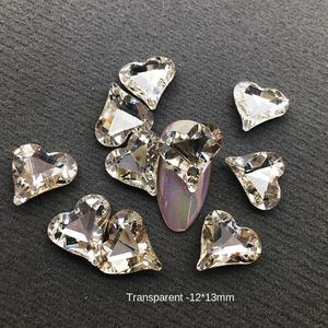 3D K9 corazón diamante amor <span class=keywords><strong>uñas</strong></span> arte joyería pegatinas 12mm cristal armadura en forma de decoraciones 3D <span class=keywords><strong>uñas</strong></span> diamantes de imitación encanto vidrio Material - Product Image 6