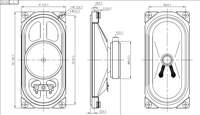 FCE 58126 8Ω 10W Speaker Full Range untuk Sistem Suara Mobil TV Multimedia