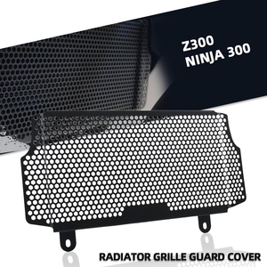 Accessoires de Moto, Couvercle de Grille de Radiateur en Aluminium pour Kawasaki <span class=keywords><strong>Ninja</strong></span> <span class=keywords><strong>300</strong></span> Ninja300 Z300 Z <span class=keywords><strong>300</strong></span> <span class=keywords><strong>2015</strong></span> 2016 2017 2018 - Product Image 2