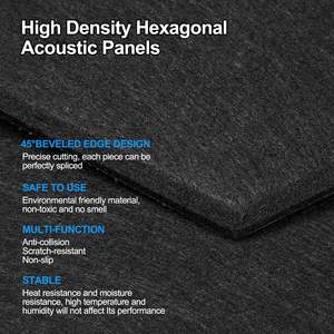 モダンな高密度防音壁パネル音響吸音プルーフパネル<span class=keywords><strong>3D</strong></span>モデルデザイン機能付き - Product Image 5