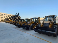 Mesin Berat Hemat Biaya Kapasitas Kerja Tinggi 388H Backhoe Loader untuk Lokasi Konstruksi