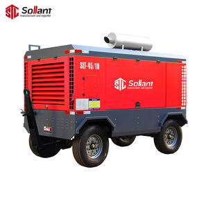 Sollant 13/20 Bar 350cfm compressore portatile diesel compressore trainabile alimentato a diesel per perforatrici e miniere - Product Image 5