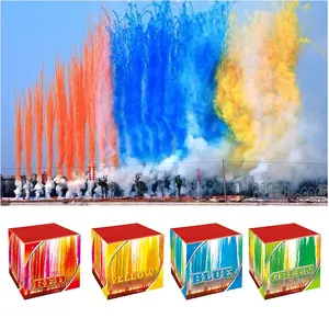 Fuente de humo de color diurno, fuegos artificiales, pirotécnica, oferta, 2019