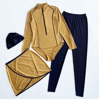 Maillot de bain musulman modeste Hijab Maillot de bain pour femme Maillot de bain Burkini Hijabs pour femme Maillot de bain islamique à manches longues