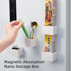 Organisateur de rangement pour réfrigérateur, étagère magnétique pour réfrigérateur, sans perçage, pour la cuisine - Product Image 1