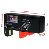 Probador de Baterías BT-168, Comprobador Universal de Capacidad de Baterías para AA, AAA, C, D, 9V, 1.5V, Probador de Descarga de Baterías de Botón