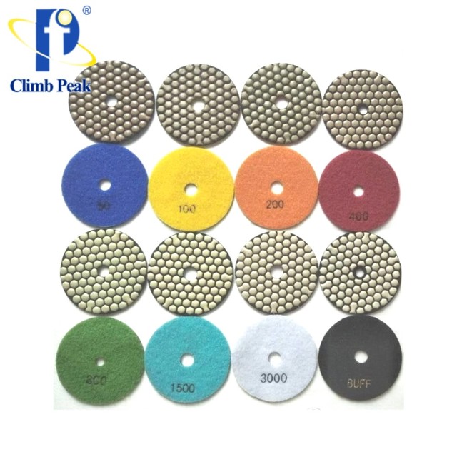 Flexible 4" 100mm Floor Polishing Dry Pads