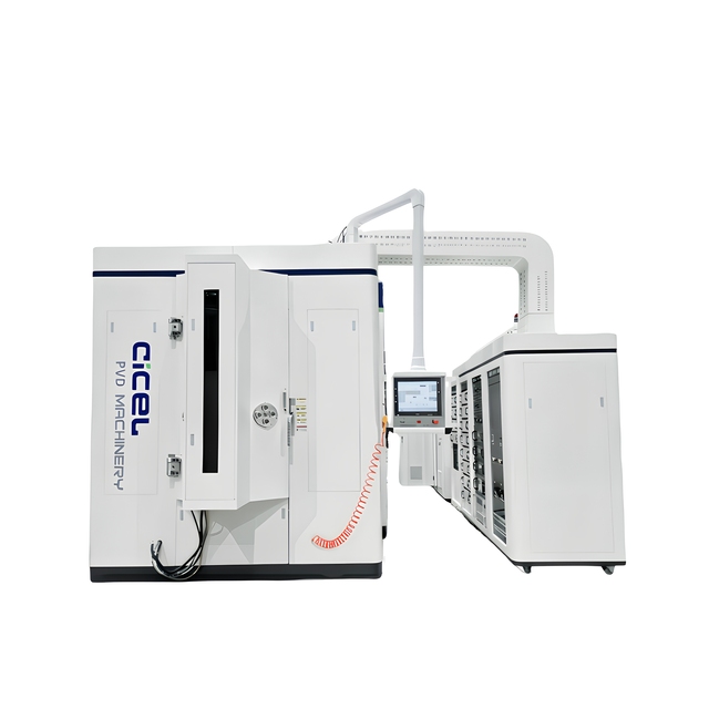 CICEL Decorative Film Gold Silver Rose Gold Black Rainbow Color PVD Vacuum Coating Equipment
