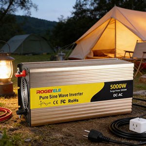 <span class=keywords><strong>Convertisseur</strong></span> d'énergie 5000W/5kW <span class=keywords><strong>12V</strong></span> 24V CC vers CA <span class=keywords><strong>230V</strong></span> 220V 110V <span class=keywords><strong>pour</strong></span> <span class=keywords><strong>camping</strong></span>-<span class=keywords><strong>car</strong></span>, onduleur à onde sinusoïdale pure <span class=keywords><strong>pour</strong></span> alimentation de secours d'urgence - Product Image 1