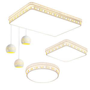 Juego de Lámparas de Techo LED Acrílicas Modernas y Elegantes para Sala de Estar o Dormitorio, Cobertura de 15-30 m² - Product Image 5