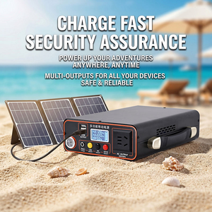 Alimentation portable extérieure au lithium-ion 300W 180Wh, lampe torche photovoltaïque haute puissance pour les stands de marché nocturne - Product Image 5