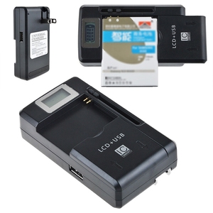Commercio all'ingrosso di vendita Caldo <span class=keywords><strong>Universale</strong></span> Batteria Del <span class=keywords><strong>Telefono</strong></span> Cellulare Caricabatteria con Uscita USB e Display LCD - Product Image 4
