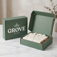 Boîtes d'emballage personnalisées pour vêtements, boîtes d'expédition en carton ondulé spécial, boîtes en papier pliables pour l'emballage de vêtements