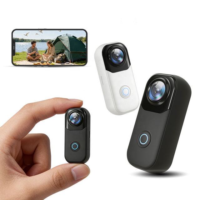 MZ01 Action Sports Camera Portable 4K Wide Angle Lens Thumb Cameras Rechargeable Real Time Recording Handheld Mini Thumb Cam