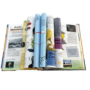 Sampul lembut baru pencetakan majalah sampul majalah kertas seni mengkilap iklan kustom sampul majalah