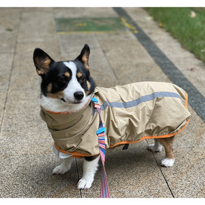 Impermeable Reflectante para Perros, Poncho para Lluvia, Capa con Capucha Ajustable para Todas las Estaciones, para Paseos al Aire Libre - Product Image 2