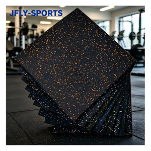 Matériaux de sol en caoutchouc recyclé pour salle de sport, économiques, approvisionnement en grande quantité pour projets de salle de sport, achat en gros - Product Image 1