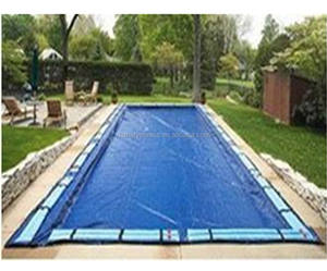 Cubierta de piscina de invierno de fábrica de China sobre el suelo/enterrado: resistente a los rayos UV antidesgarro con drenaje tamaño personalizado para climas fríos - Product Image 5