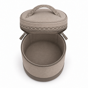 Neceser de Viaje Redondo con Cierre Envolvente, Base Impermeable, Bolsa de Aseo de Nailon con Logotipo Personalizado - Product Image 5