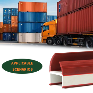 Bande d'étanchéité pour porte de conteneur <span class=keywords><strong>en</strong></span> PVC co-extrudé, flexible, robuste, résistante aux intempéries, sur mesure, directement de l'usine, pour l'expédition - Product Image 6