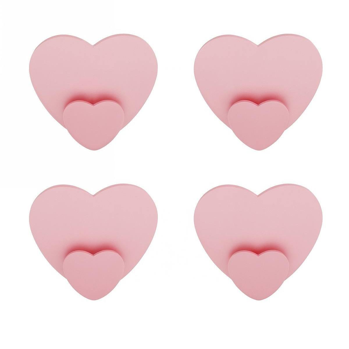 แพ็ค 4 ชิ้น สีชมพู