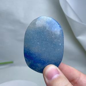 Piedra de Bolsillo de Cristal de Trollita Pulida Natural, Forma Ovalada, para Decoración del Hogar y Regalos Navideños - Product Image 4